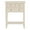 Beige, variant on Narrow Console Table, Slim Sofa Table with Three Storage Drawers and Bottom Shelf (Ivory White)