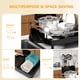 thumbnail image 4 of Estante para secar platos KLKE, ampliable, con escurridor y orificio para utensilios, 4 of 6
