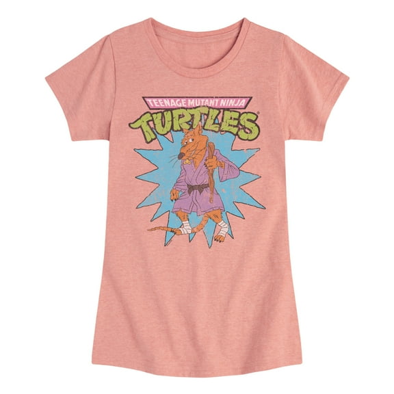 Teenage Muntant Ninja Turtles - Splinter - Toddler And Youth Girls Fitted Short Sleeve Graphic T-Shirt
