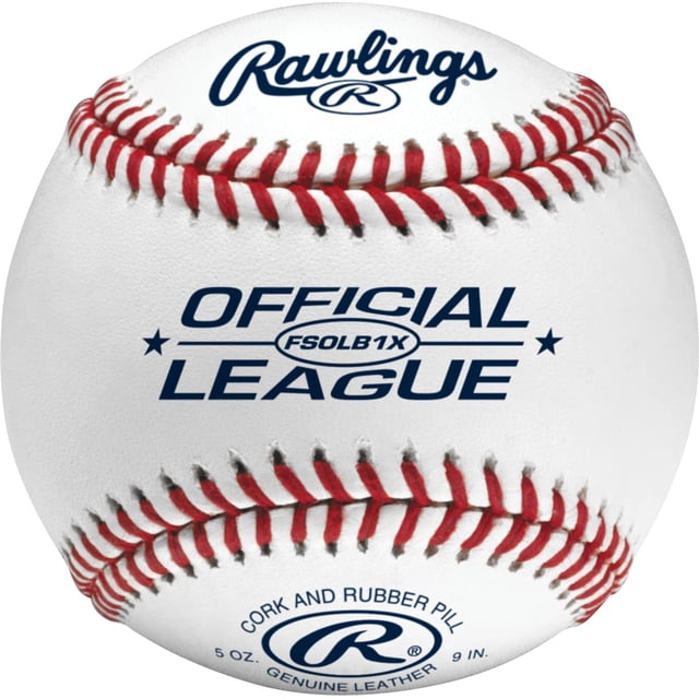 Pelotas de Béisbol Rawlings FLAT SEAM FSOLB1X Paquete de 12 para Práctica