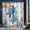 Nautical Green Sea Turtles Beach, variant on Extra Long Nautical Green Sea Turtles Beach Theme Fabric Shower Curtain Sets Bathroom Blue Ocean Decor with 12 Hooks - 72 x 84 Inch Teal