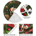 BESTKITTY Santa Claus Christmas Tree Skirt 36 Inch Xmas Tree Skirt