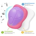 thumbnail image 4 of BOSONER Basic Kids Protective Gear: Kids Knee Pads and Elbow Pads with Wrist Guards Set for 3-15 Years - Design for Roller Skates, Cycling, BMX Bike, Skateboard, Inline Skating, Scooter Riding Sports, 4 of 8