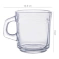 thumbnail image 3 of Taza Cristalina Vidriera Santos Taza Cristalinos 375 ml, 3 of 4