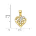 thumbnail image 2 of Collier Pendentif Cœur en Or Jaune 10K avec Chaîne, 2 of 4