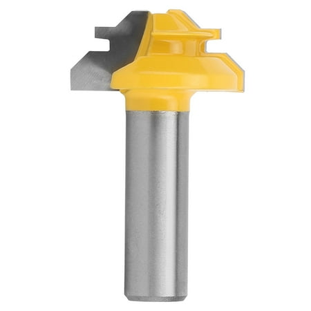 

45 Degree 12x1-3/8 Router Bit Cemented Carbide Milling Cutter for Woodworking Precision Cutting Accessory
