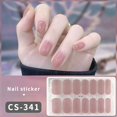 thumbnail image 3 of Pegatinas de uñas de Gel DIY, tiras de uñas de Color sólido de larga duración, parche deslizante, calcomanía de cubierta completa, parche de manicura, 3 of 7