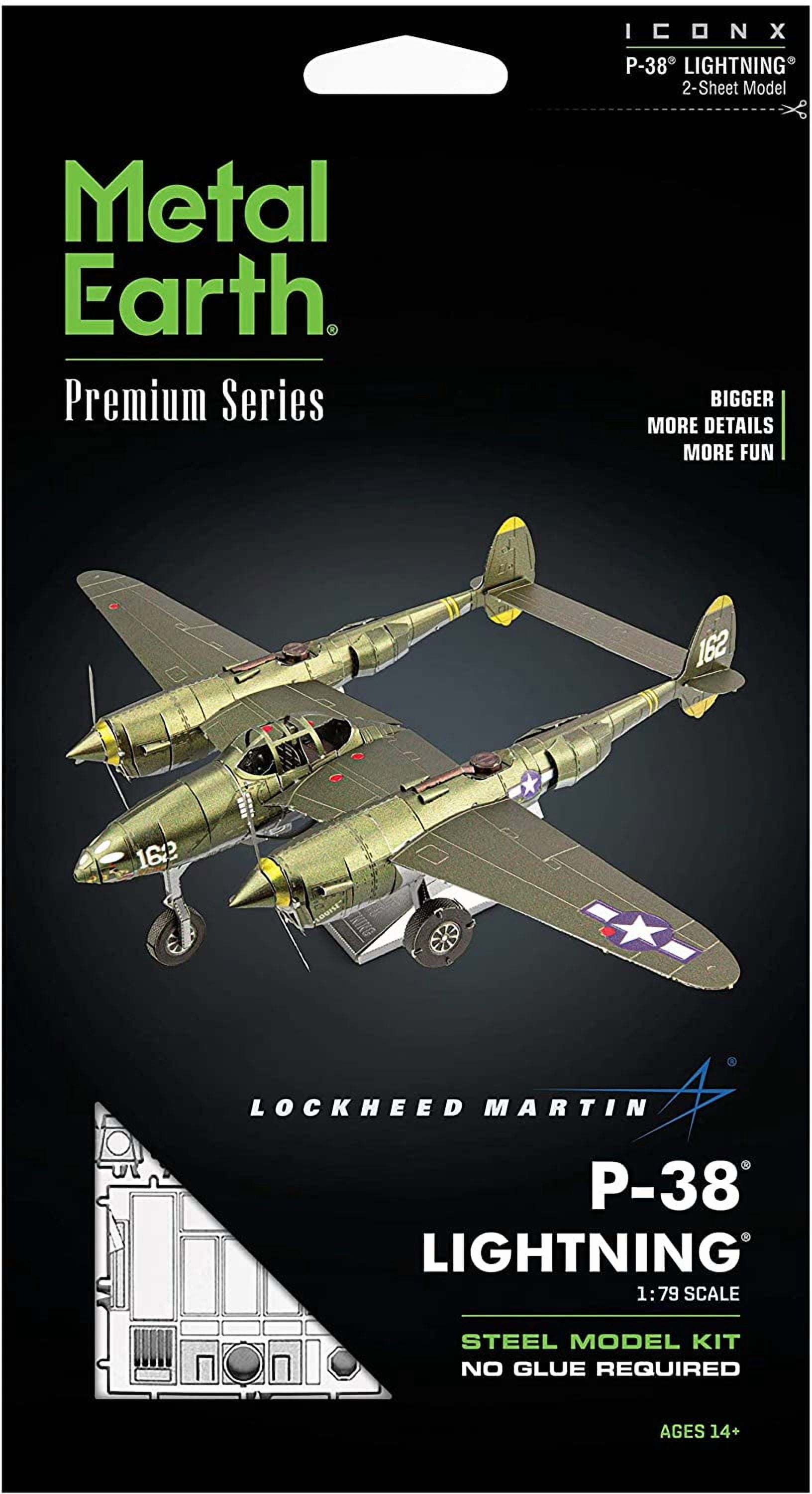 Guillow's Lockheed P-38 Lightning Model Kit - Walmart.com