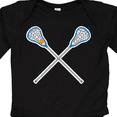 thumbnail image 4 of Inktastic Lacrosse Sticks Future Player Boys or Girls Long Sleeve Baby Bodysuit, 4 of 5