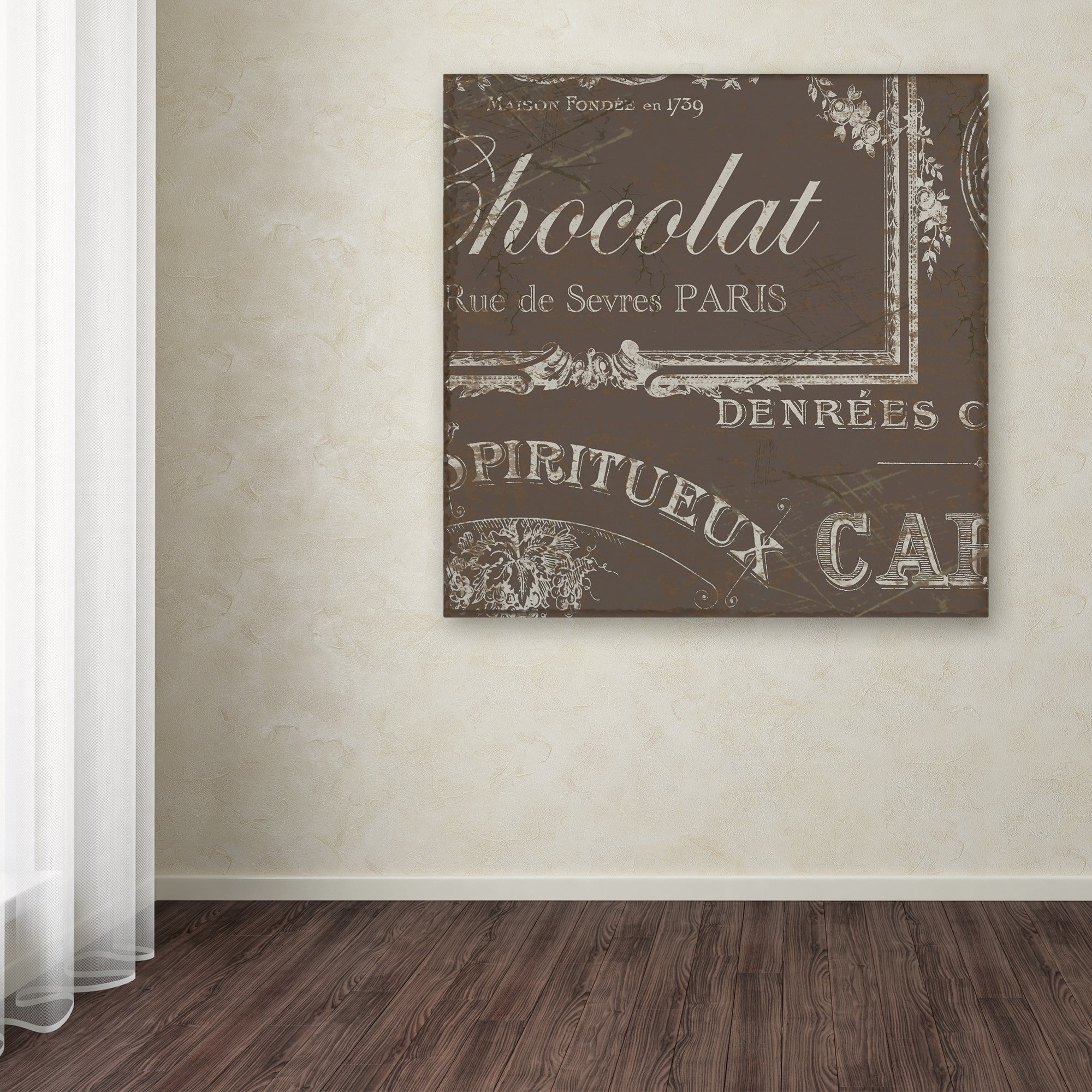 Trademark Fine Art "Bon Mots III" Canvas Art by Color Bakery
