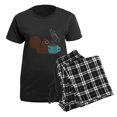 thumbnail image 5 of CafePress - Coffee Squirrel Pajamas - Women's Short Sleeve Print T-Shirt and Pants Dark Cotton Pajama Set, 5 of 7
