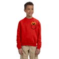 thumbnail image 2 of Awkward Styles Halloween Sweatshirt for Boys Girls Youth Angry Pumpkin Crewneck Tops for Kids Pocket Print, 2 of 5