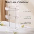 thumbnail image 2 of DELAMU 360 Rotating Makeup Organizer for Vanity, Bathroom Countertop Organizer Spinning Perfume Organizer, High-Capacity Cosmetic and Skincare Dresser Make Up Holder Rack, 3 Tiers, 2 of 7