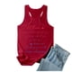 thumbnail image 2 of Camiseta sin mangas con estampado de letras para mujer, ideal para el verano: camiseta informal de cuello redondo con ajuste en el pecho, ideal para el día a día, 2 of 5