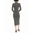 thumbnail image 2 of MICHAEL Michael Kors womens  Metallic Midi Dress, m, Silver, 2 of 3