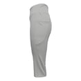 thumbnail image 5 of CUZIBR Womens Capri Yoga Pants With Pocket High Waist Wide Leg Baggy Workout Stretch Pants Trendy Gym Running Everyday Activewear Comfort Party Bottoms,GY,XXXL, 5 of 7