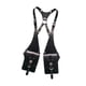 thumbnail image 4 of Mochila tipo chaleco para el hombro, ideal para cosplay, compras, fiestas de disfraces y viajes. Negro, 4 of 9