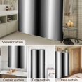 Bathroom Shower Curtain Minimalist Gradient Black White Waterproof ...