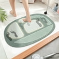 thumbnail image 5 of Bathroom Rugs QTOCIO Bathroom Water Absorbent Floor Mats Bathroom Doorway Non Slip Foot Mats Sink Toilet Drying Floor Mats, 5 of 5