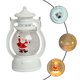 thumbnail image 4 of Decoraciones de luces navideñas LED - Adorno de árbol de Papá Noel con muñeco de nieve con asa, luces LED de plástico para decoración navideña, 6x6x12,5cm, 4 of 8
