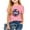 Pink, variant on ZACPNCV Kids Boys Girls USA Letter Print Tees Short Sleeve Crewneck Holiday Tops Patriotic Graphic Shirts Loose Independence Day Clothes Black 7-8 Years