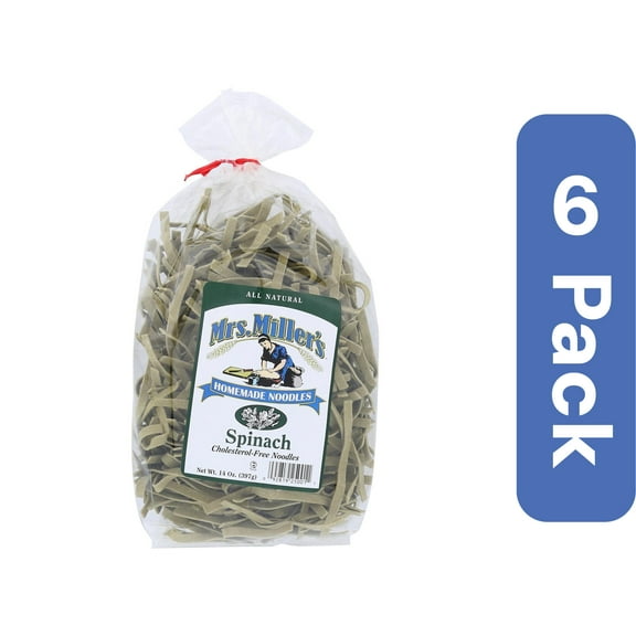 Mrs. Miller's Pasta Spinach 14 oz (Pack Of 6)