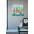 thumbnail image 3 of Epic Art 'Lovely Llamas Christmas III' by Mary Urban, Acrylic Glass Wall Art, 24"x24", 3 of 5