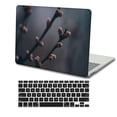 thumbnail image 1 of KSK KAISHEK Protective Case Hard Cover Compatible with MacBook Air 13.6 inchs m2 with Retina Display Touch ID Type C + Black Keyboard Cover Model: A2681 m2 (Flower 0111), 1 of 5