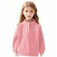 thumbnail image 2 of Blusa y camisa de manga larga con cuello alto para niños, color liso, cuello redondo, informal, holgada, fina, de poliéster, para todas las edades, 2 of 8