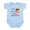 Sky Blue, variant on CafePress - Half Colombian Half American Body Suit - Baby Light Bodysuit, Size Newborn - 24 Months