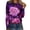 Purple, variant on Aayomet Womens Plus Size Tops Womens T Shirts Long Sleeve Crew Neck Shirts Basic Tee Tops Blouse,Hot Pink L