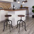 thumbnail image 3 of 24'' Counter Height Stool with Swivel Lift Wood Seat, 3 of 3
