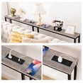 thumbnail image 5 of HOOBRO 70.9" Narrow Console Table with Charging Station, 5.9" Sofa Table with 2 Power Outlets and USB Ports, Long Entryway Tables Behind Couch Table, for Hallway, Living Room, Greige, 5 of 12