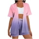 thumbnail image 1 of Cardigan Largo para Mujer con Bolsillos Suelto Casual Poliéster Conjunto con Pantalones Cortos Y Top, Sudadera Y Pantalones para Mujeres, 1 of 6