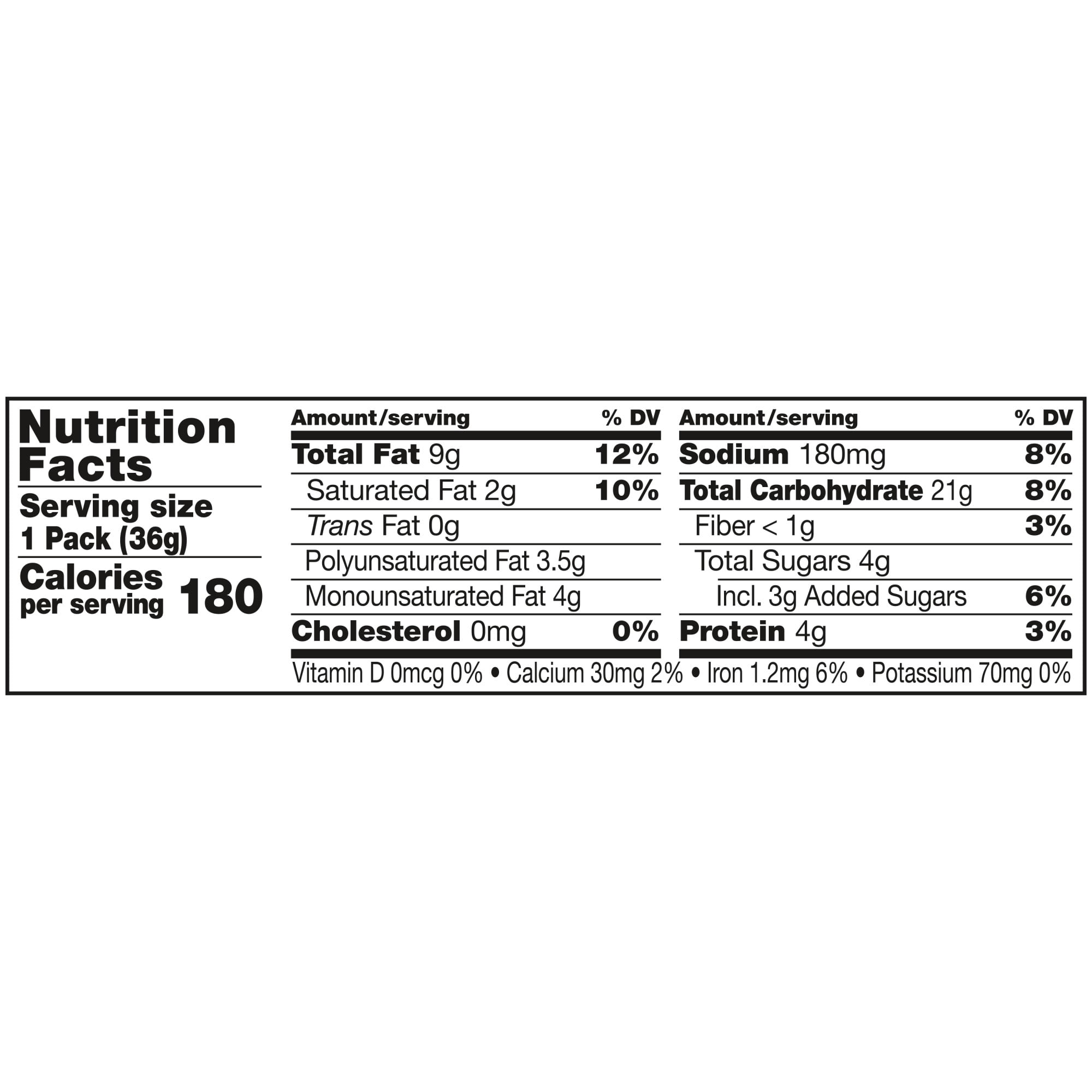 Lance Sandwich Crackers, Malt with Peanut Butter, Individual Snack Pack, 6 Sandwiches