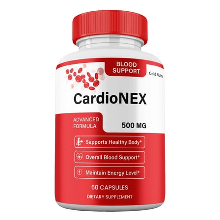 CardioNex Capsules, Maximum Strength Supplement Pills, All Natural 30 Day Supply per Bottle (1 Pack)