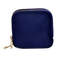 thumbnail image 1 of Estuche de viaje para joyas, bolsa de doble capa, organizador con cremallera, bolsa de almacenamiento para brazaletes, soportes para madres y collares Azul oscuro, 1 of 8