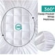 thumbnail image 4 of Funda de colchón WhatsBedding, impermeable, de algodón, tamaño queen, 4 of 8