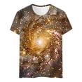 thumbnail image 4 of Lumosvexa Summer Womens Graphic T-Shirt for Women Casual Short Sleeved Shirt Tops Fashionable Relaxed Crew Neck T Shirt Multicolor Size M, 4 of 4