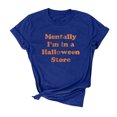 thumbnail image 1 of Camiseta holgada de manga corta con estampado de mueca Retro de Halloween para hombre y mujer Pompotops hfajkhk140325, 1 of 4
