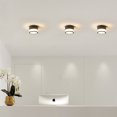thumbnail image 2 of Moyic Luz de techo de alto brillo de 8W para Hotel en casa, luz descendente de pasillo, pantalla acrílica, foco de cocina para dormitorio, accesorios Iluminación y accesorios Negro Moyic HA066345-01B, 2 of 6