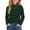 Dark Green -BK37, variant on Girls Turtleneck Pullover Long Sleeve Cute T Shirt for Kid, Solid Casual Warm Fall Winter Shirts for Daily School 2-13 Years White 120