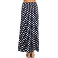 thumbnail image 3 of Women's Stretchy Flowy Maxi Skirt with Elastic Waistband for Comfort and Style, 3 of 4