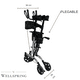 thumbnail image 5 of Andadera Rollator Vertical Con Asiento Adulto Dos Funciones, 5 of 10