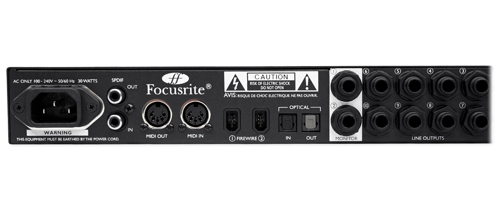 Focusrite SAFFIRE PRO 40 Audio Interface w/8 Mic preamps+(2