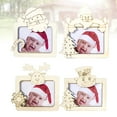 thumbnail image 4 of 4pcs Chic Christmas Photo Frame Creative Xmas Picture Frame Lovely Family Picture Frame Desktop Decor for Home Bedroom (Random Style), 4 of 9