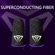 thumbnail image 1 of 2pcs S02 Finger Cots Cover Game Controller Finger Sleeve for PUBG (Purple), 1 of 9
