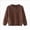 Coffee, variant on 6-12 Months Toddler Girls Knitted Cardigan Sweater Kids Plain Warm Sweaters Long Sleeve Button Jacket Fall Winter Thermal Tops Rose Gold School Sweater Coat