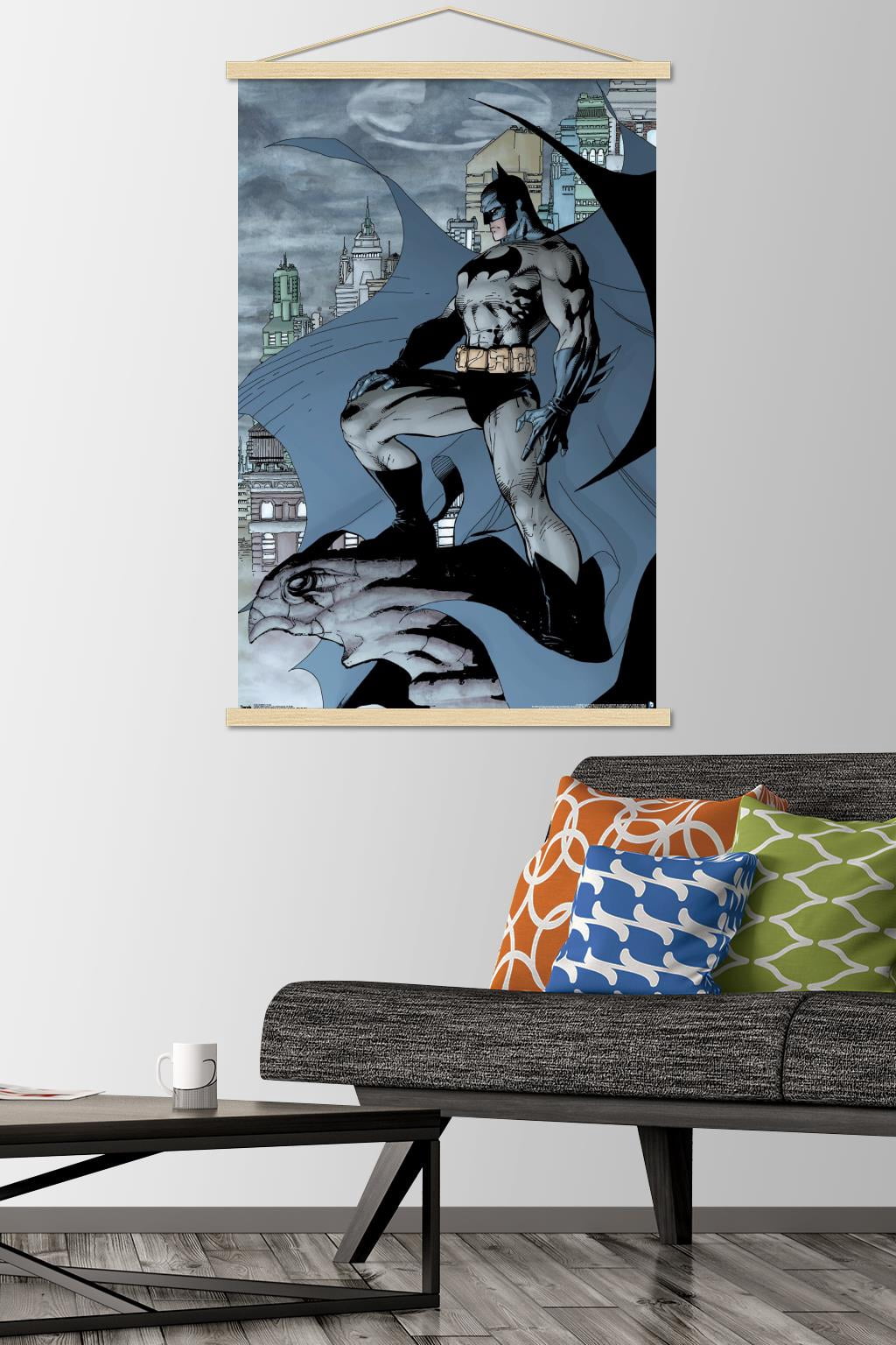 DC Comics - Batman - Gargoyle Wall Poster with Wooden Magnetic Frame, 22.375" x 34"