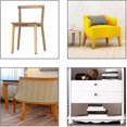 thumbnail image 3 of 14mm 48 Uds. Deslizadores de plástico para muebles, tornillos de fieltro duraderos, deslizadores de fieltro, 3 of 3